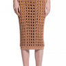 Fendi Crochet skirt with gingham stretch skirt - Oliver Barret