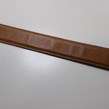 BVLGARI Leather Belt in cognac - Oliver Barret