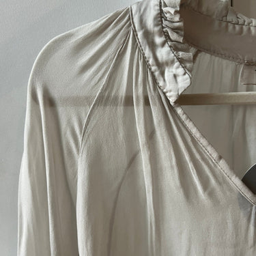 Chiffon blouse with rouched collar - Oliver Barret