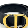CHRISTIAN DIOR Montaigne CD Logo Black Leather - Oliver Barret