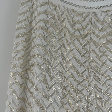 Crochet gold foil pants - Oliver Barret