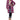 2 Piece Pink tartan wool coat with removable hooded vest - Oliver Barret