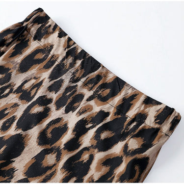 Maxi Length Leopard Print Skirt - Oliver Barret