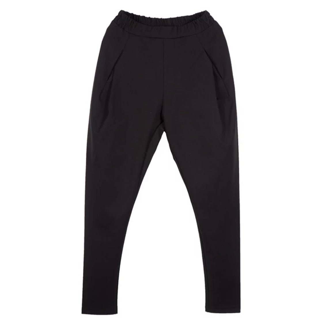 Drop waist / high waist Trouser with jogger waist - Oliver Barret