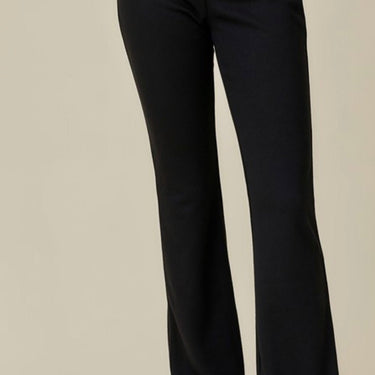 Jersey Knit fitted flared pant - Oliver Barret