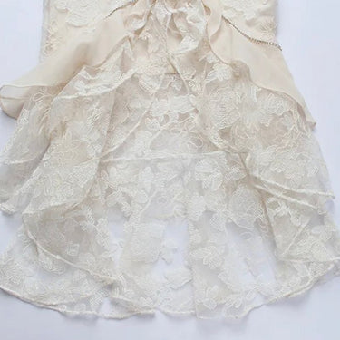 Lace and ruffle dress - Oliver Barret