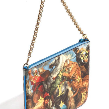 Louis Vuitton x Jeff Koons Rubens "Masters" Clutch with Chain 66854 - Oliver Barret