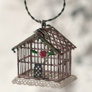 Metal Birdcage Ornament - Oliver Barret