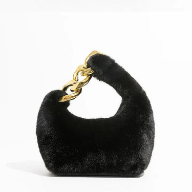Multi Color Faux Fur Clutch Crossbody Handbag For Kids – stylinPOP