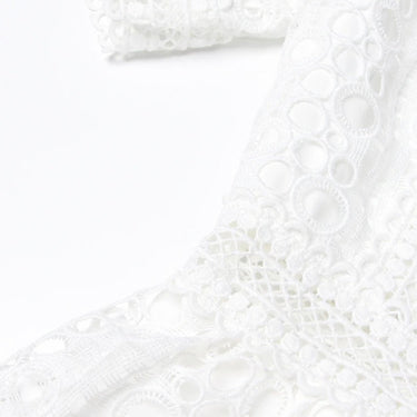Short sleeve Eyelet lace dress - Oliver Barret