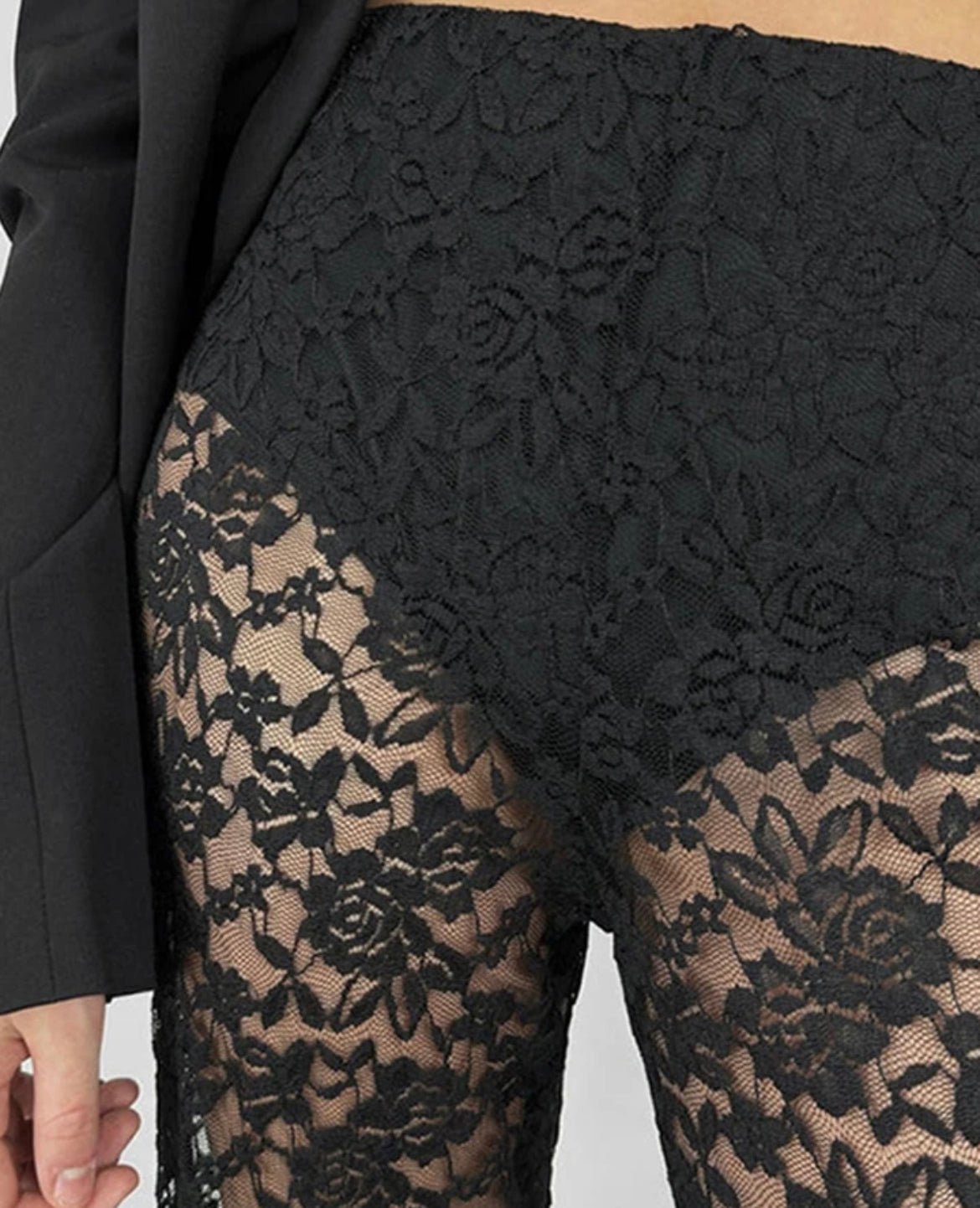 Lace Pynt Stretch Lace Pant with Built-in Panty - Oliver Barret