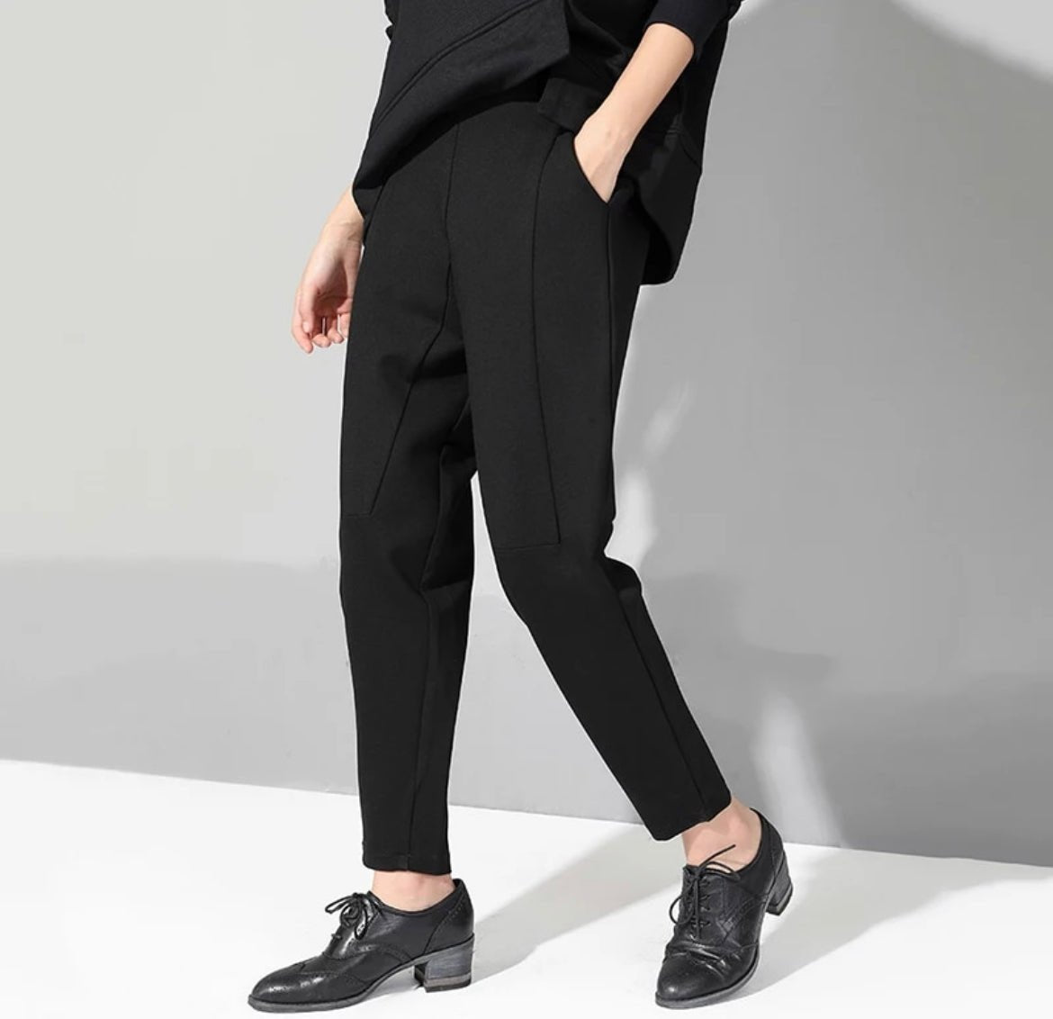 Trouser with jogger waist - Oliver Barret