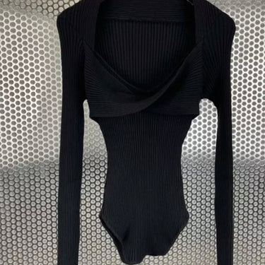 Vneck knit with asymmetrical hem - Oliver Barret
